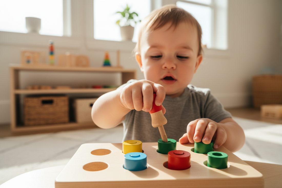 Schrauben, Drehen, Begreifen: Wie das Montessori-Schraubendreher-Brett ab 2 Jahren zum Lieblingsspielzeug wird Spileo