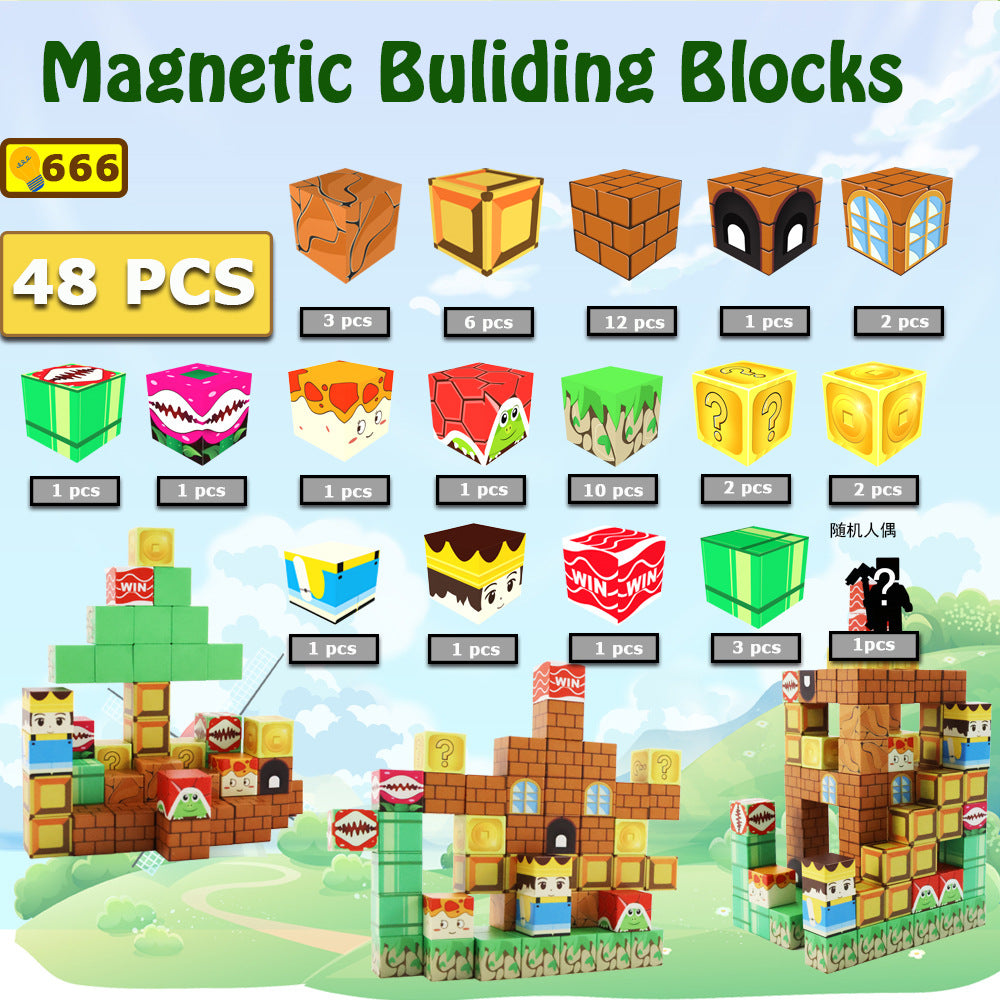 Hochwertige Magnetbausteine von Minecraft