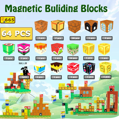 Magnetische Bausteine für Kinder