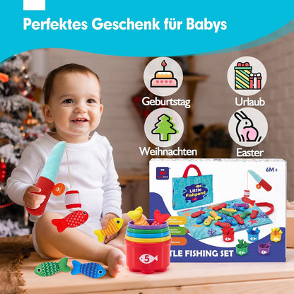 Angelspiel für Kinder ab 1 Jahr – Montessori Lernspielzeug Spileo