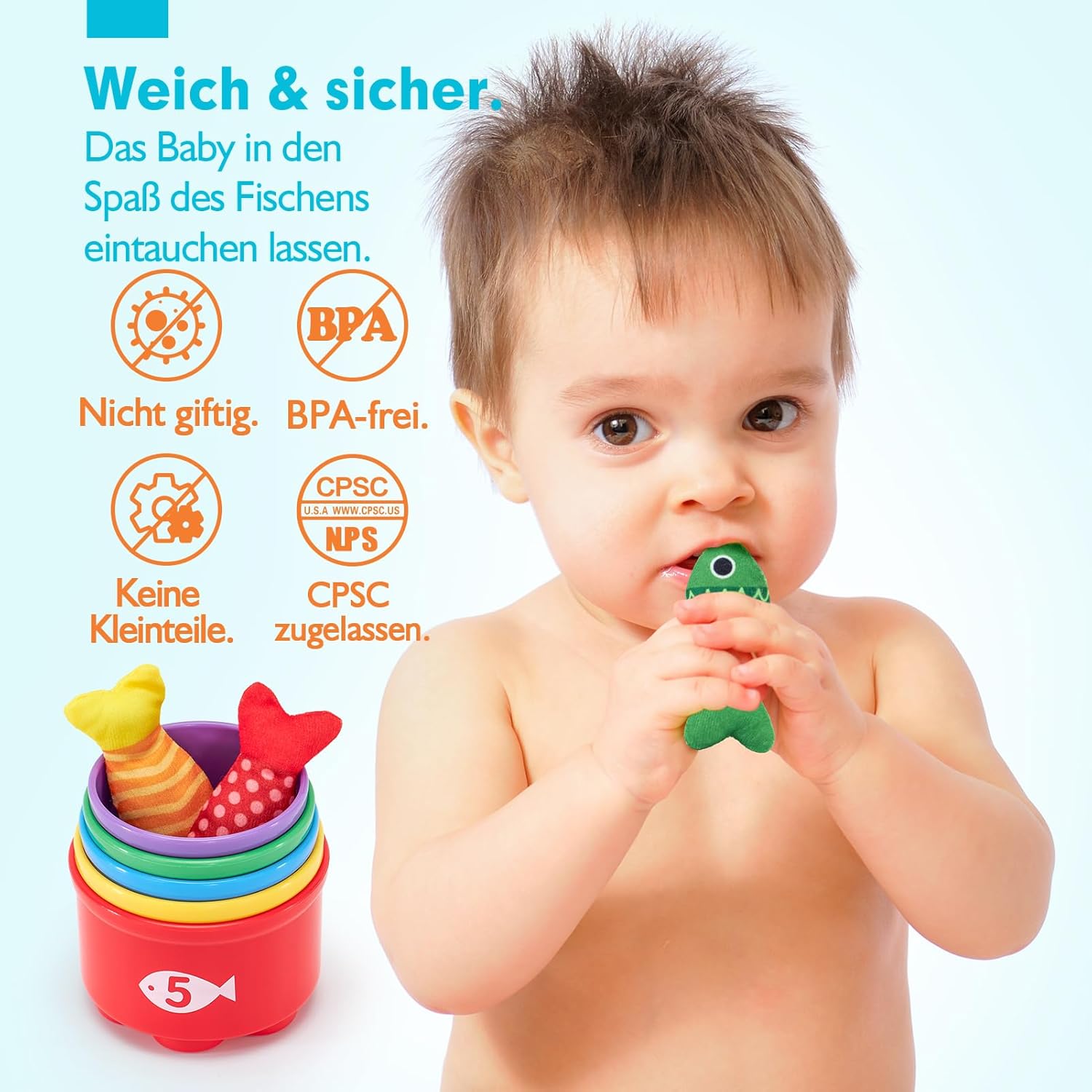 Angelspiel für Kinder ab 1 Jahr – Montessori Lernspielzeug Spileo