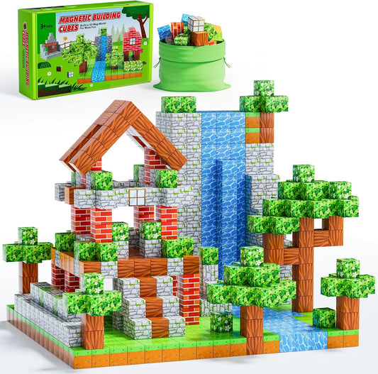 Kreatives Magnet Bausteine Set für Jungen & Mädchen