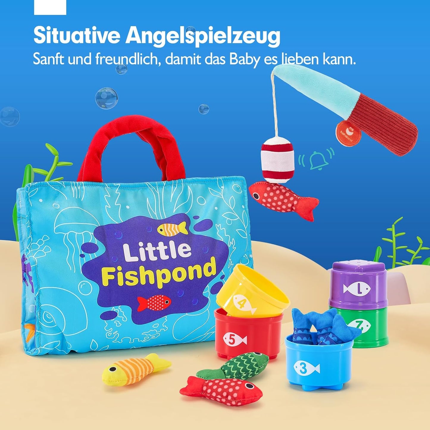 Angelspiel für Kinder ab 1 Jahr – Montessori Lernspielzeug Spileo