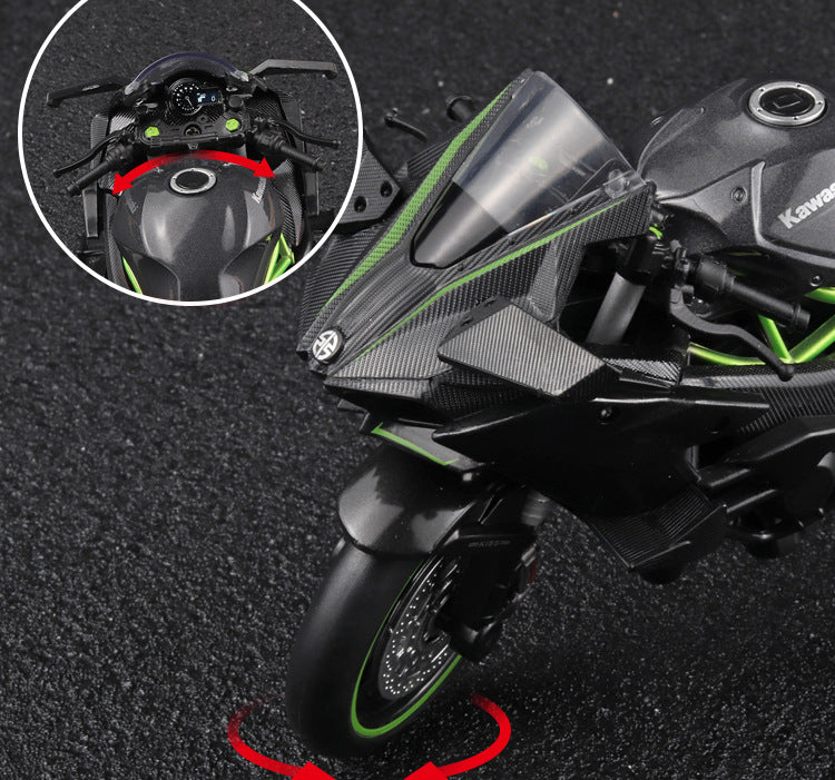 1:18 Yamaha R1 Motorrad Modell Schwarz – Motocross & Supercross Sammlerstück als Geschenk für Männer