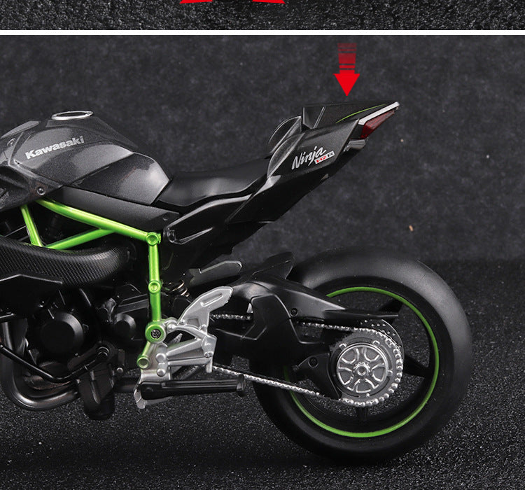 1:18 Yamaha R1 Motorrad Modell Schwarz – Motocross & Supercross Sammlerstück als Geschenk für Männer