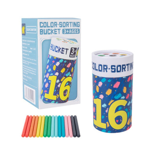 Farben-Zuordnungsspiel aus Holz – Pädagogisches Sortierspiel für Kinder ab 3 Jahren, ideal für Zuhause, Kindergarten, Reisen und Geburtstage