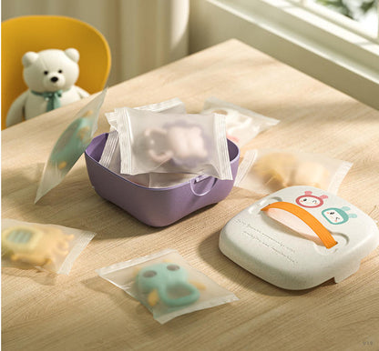 Baby Rasseln Neugeborene – Sensorisches Schüttelspielzeug mit Tierhandglocken für 3–12 Monate, inkl. Aufbewahrungsbox, ideal als Weihnachtsgeschenk für Jungen und Mädchen