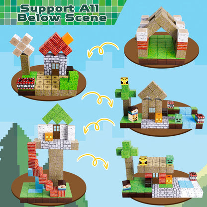 Magnetische Bausteine Set – Kreatives STEM Lernspielzeug