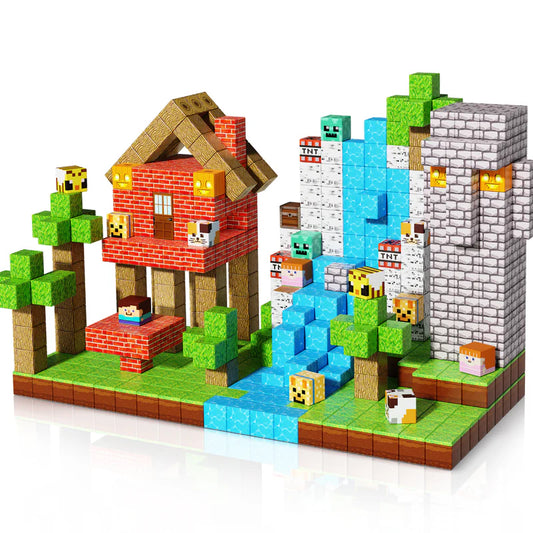 Magnetische Bausteine Set – Kreatives STEM Lernspielzeug