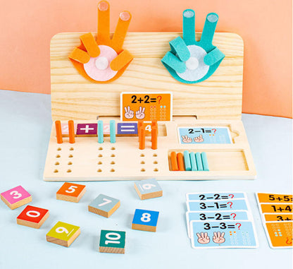 Montessori Lernspielzeug ab 4 Jahren – Pädagogisch wertvolles Holzspielzeug zum Rechnen und Zahlenlernen für Vorschulkinder, ideales Geschenk zu Geburtstag und Neujahr