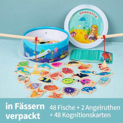 Montessori Fishing Game for Toddlers – Educational Toy for Ages 1+