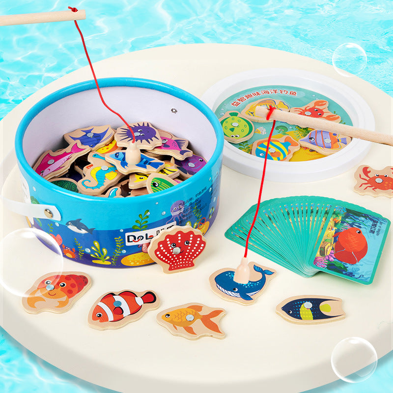 Montessori Fishing Game for Toddlers – Educational Toy for Ages 1+