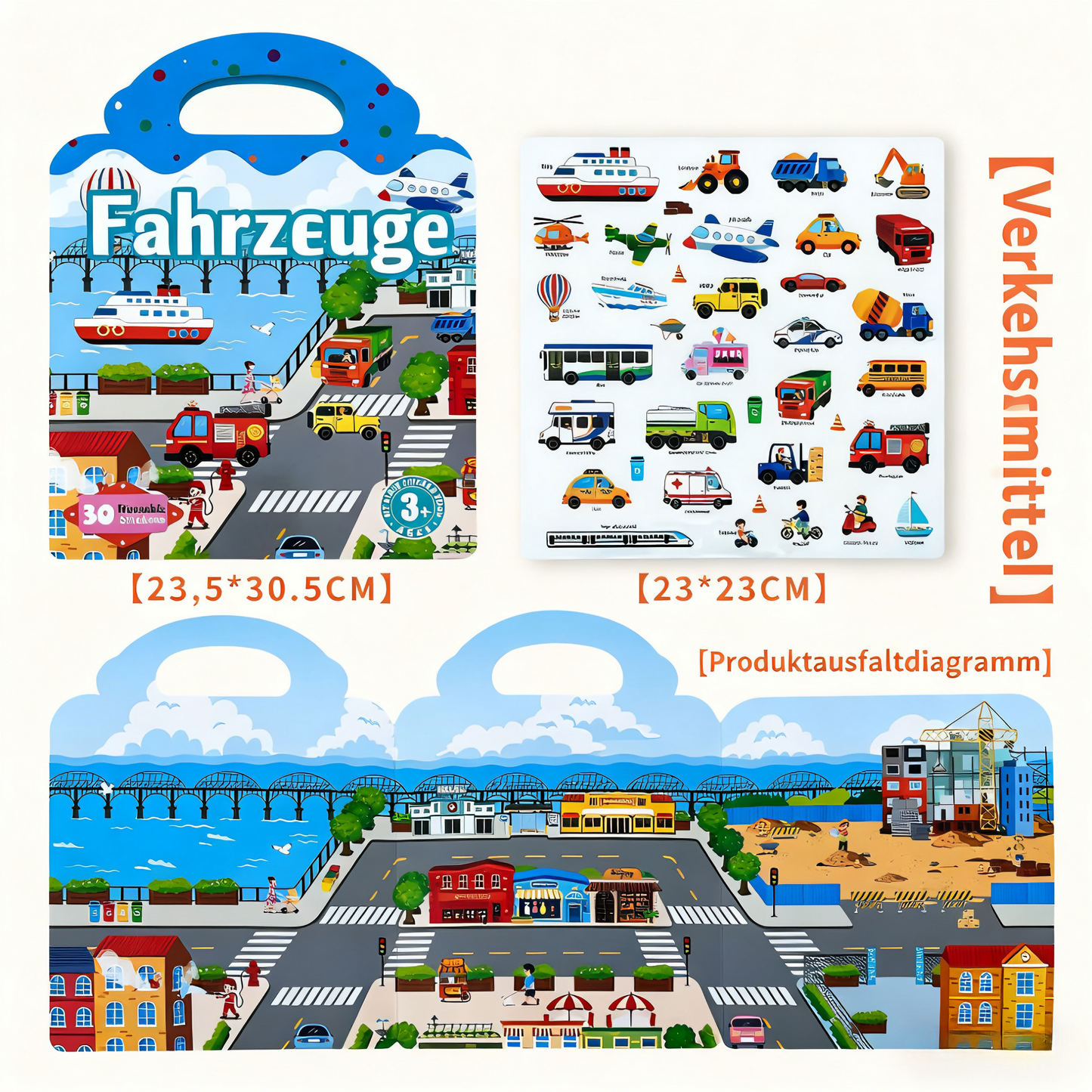 Magnetic building blocks for children 