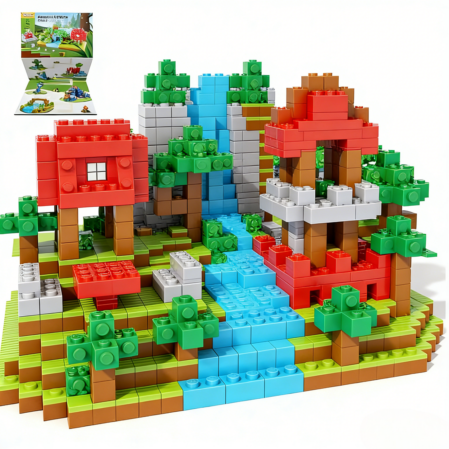 Magnetblöcke, Bausteine, Weltausgabe, magnetisches Spielzeug für Jungen und Mädchen, Alter 3–4, 4–5, 6–8, STEM Montessori, sensorisches Spielzeug für Kleinkinder, Geschenke für Kinder ab 3 Jahren, 48 - Spileo