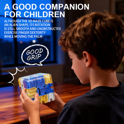 3D Labyrinth Puzzle für Kinder ab 8 Jahren – Kniffliges Geduldsspiel & STEM-Lernspielzeug als Geschenk für Jungen und Erwachsene
