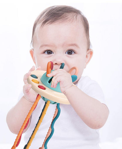Montessori Sensorik-Spielzeug aus Silikon – Feinmotorik & Sinnesförderung für Kleinkinder ab 18 Monaten, ideal als Reisespielzeug