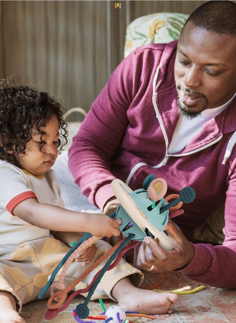 Montessori Sensorik-Spielzeug aus Silikon – Feinmotorik & Sinnesförderung für Kleinkinder ab 18 Monaten, ideal als Reisespielzeug