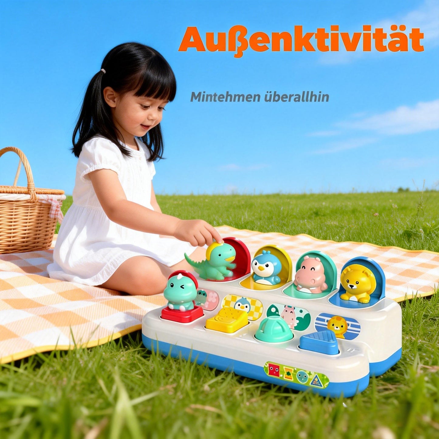 Montessori Spielzeug Baby ab 6 Monate – Motorikspielzeug, Lernspielzeug & Geschenk