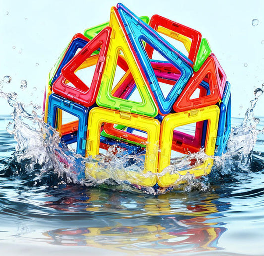 Magnetische Bausteine für Kinder ab 3 Jahren – 40-teiliges STEM Lernspielzeug zur Förderung von Kreativität, Feinmotorik und räumlichem Denken – Ideal für Vorschule & Montessori-Spielen