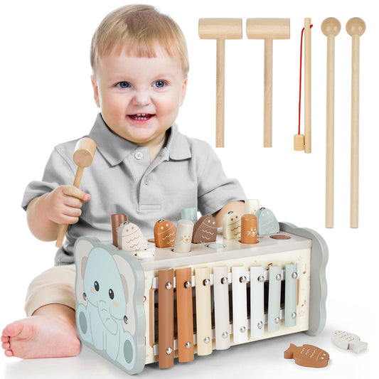 Montessori Hammerspiel aus Holz
