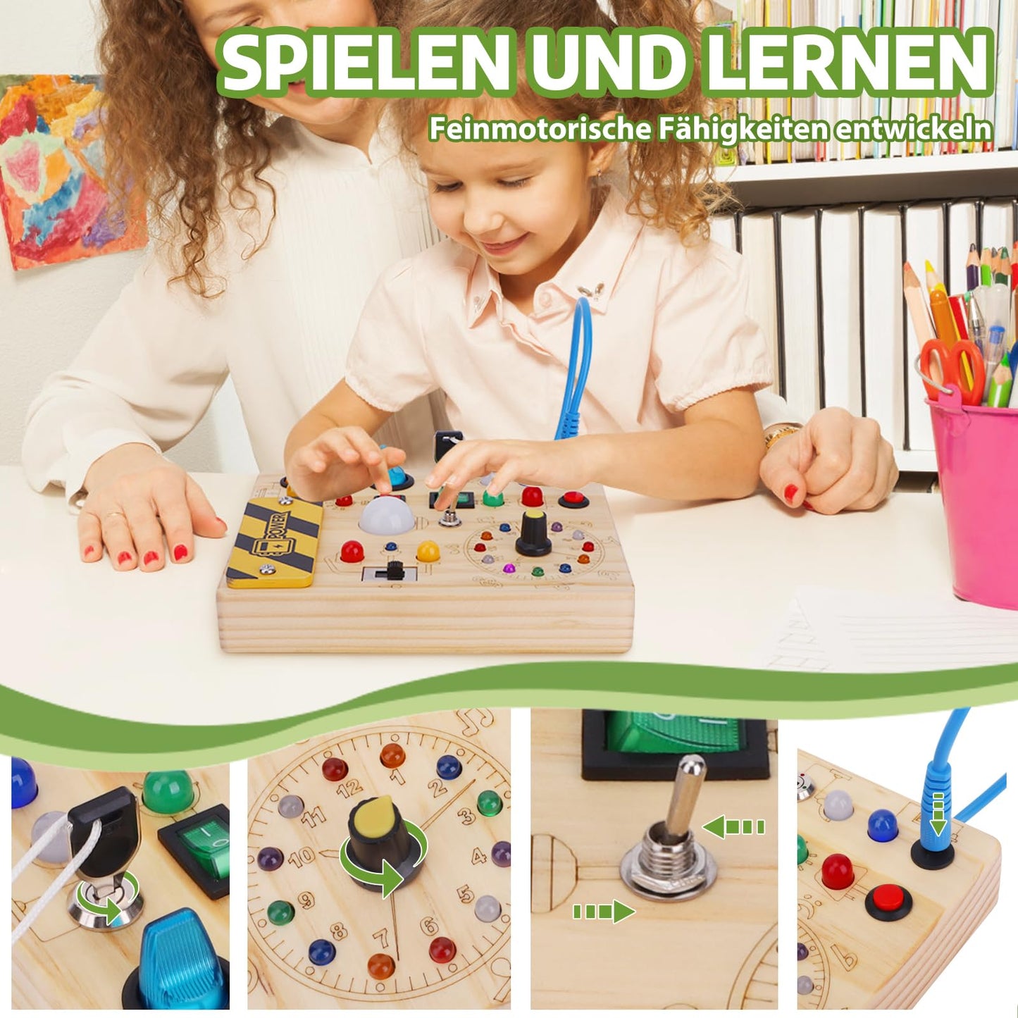 Montessori Busy Board ab 1 Jahr