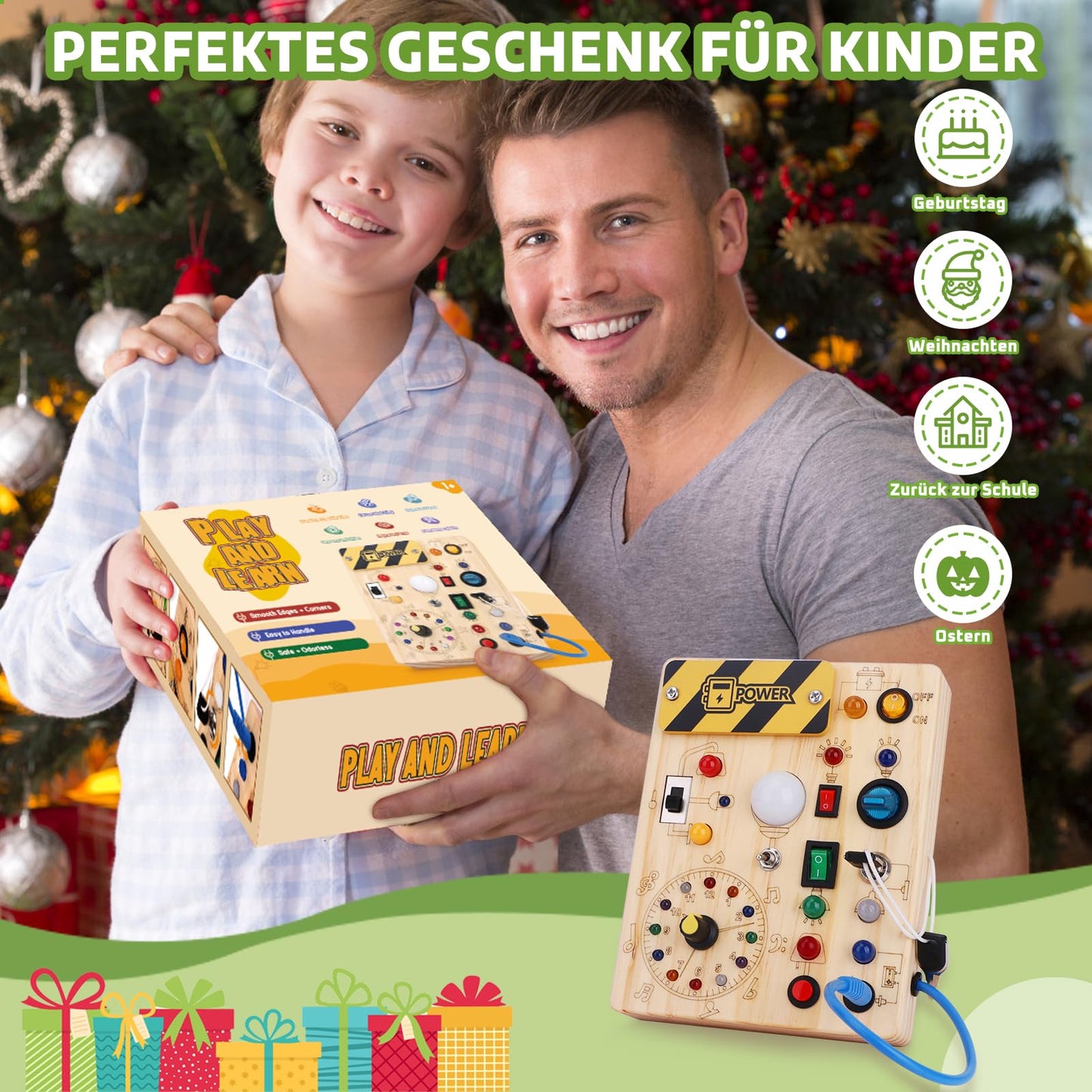 Montessori Busy Board ab 1 Jahr