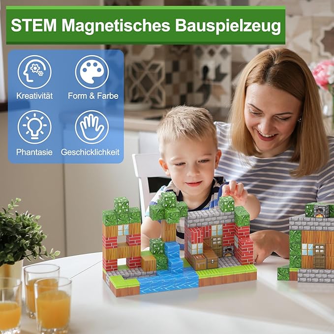 Magnetic Building Blocks Montessori