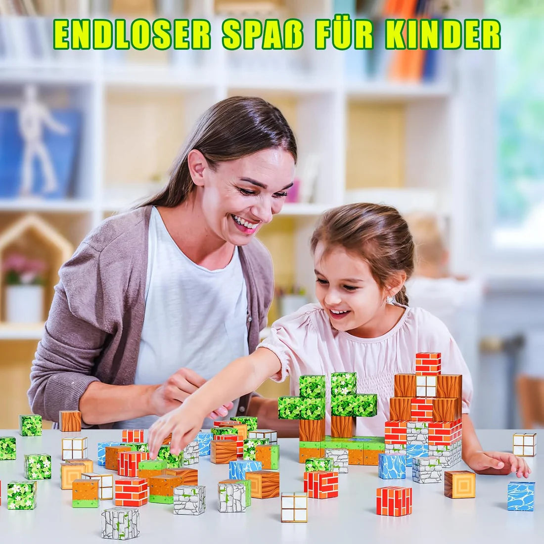 Magnetic Building Blocks Montessori
