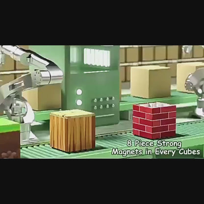 Montessori Magnet Blöcke – Stabiler Bau-Spaß